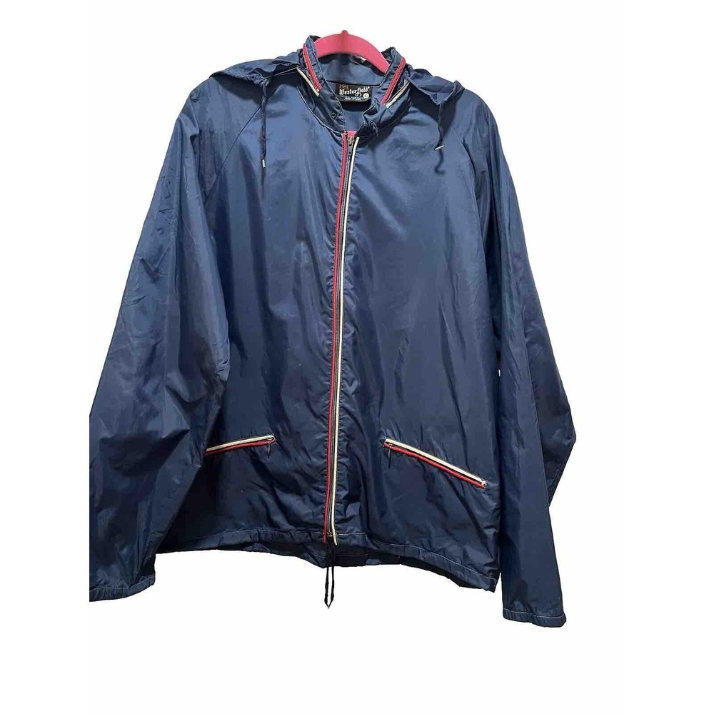 Westerfield Men L Vintage 80s 90s Windbreaker Jacket Retro GUC